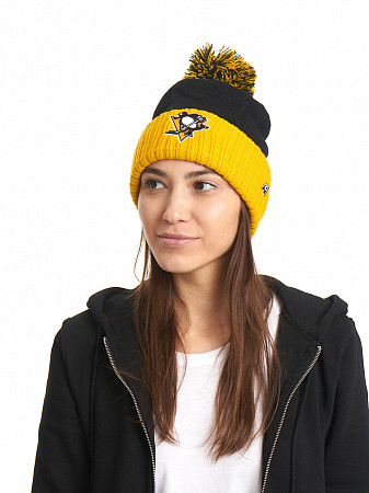 Шапка Atributika&Club NHL Pittsburgh Penguins 59254 black/yellow