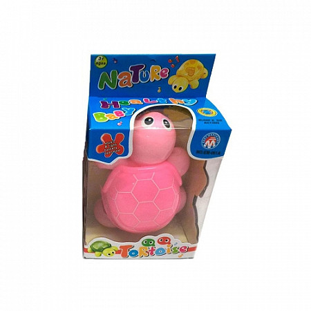 Игрушка музыкальная Черепаха EM-061A pink