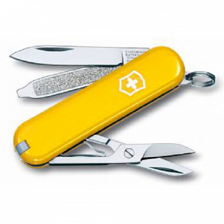 На картинке изображен Нож перочинный Victorinox Classic 58мм 7функций 0.6223.8 Нож перочинный Victorinox Classic 58мм 7функций 0.6223.8