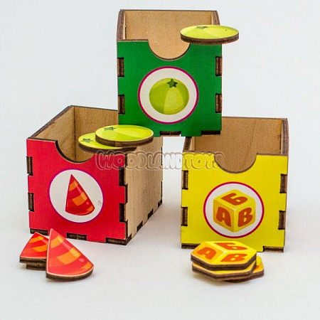 Комодик большой WoodLandToys Формы 4 119308