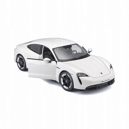 Машинка Bburago 1:24 Porsche Taycan Turbo S (18-21098) white