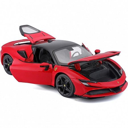 Машинка Bburago Ferrari SF90 Stradale (18-16015) red