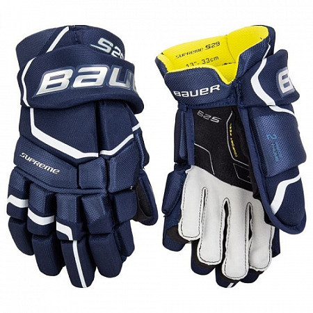 Перчатки хоккейные Bauer Supreme S29 S19 JR navy