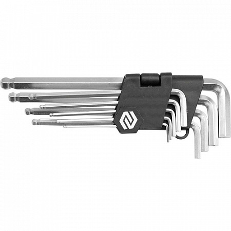 Набор шестигранных ключей Yato Vorel 2-10 мм, 9 предметов Cr-V 56477