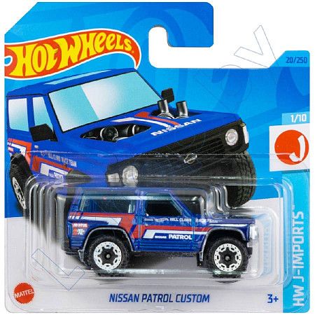 На картинке изображен Машинка Hot Wheels Базовой коллекции Nissan Patrol Custom 20/250 (5785 HKK61) mainline 2023 Машинка Hot Wheels Базовой коллекции Nissan Patrol Custom 20/250 (5785 HKK61) mainline 2023