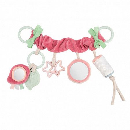 Погремушка Canpol babies Toy Pastel Friends для коляски/автокресла 0м+ (68/072_pin) pink