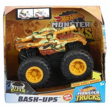 Машинка Hot Wheels Монстр Трак Bash-Ups Steer Clear (GCF94 GKD31)