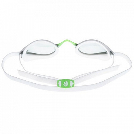 Очки для плавания Mad Wave Record Breaker white/green