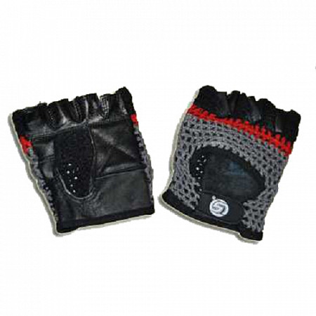 На картинке изображен Перчатки тяжелоатлетические (с сеткой) Перчатки тяжелоатлетические (с сеткой)