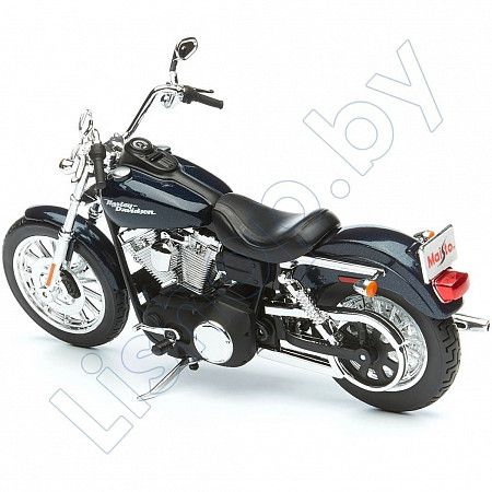 Масштабная модель мотоцикла Maisto 1:18 Harley Davidson 2006 FXBI Dyna Street Bob (31360) blue