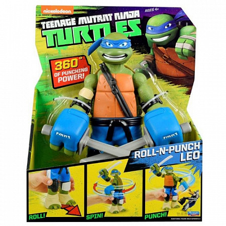 Игрушка Turtles Леонардо 28 см С разворота! 91236