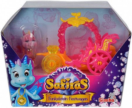 Фигурки Simba Safiras Funkelstein Festwagen (105952180) pink/yellow