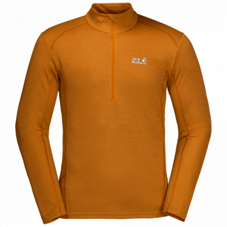 Пуловер мужский Jack Wolfskin Sky Range Halfzip M rusty orange