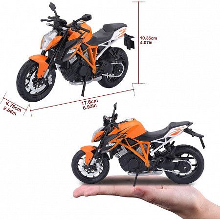 Мотоцикл Maisto 1:12 KTM 1290 Super Duke R (31101) orange