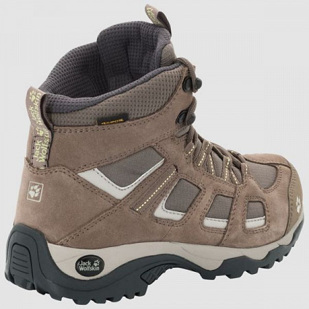 На картинке изображен Ботинки женские Jack Wolfskin Vojo Hike 2 Texapore Mid W siltstone Ботинки женские Jack Wolfskin Vojo Hike 2 Texapore Mid W siltstone
