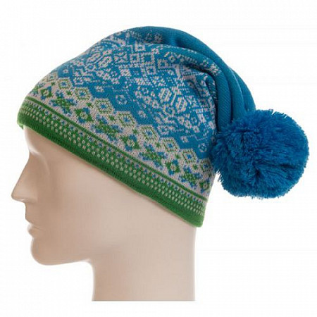 На картинке изображен Шапка детская SportCool 42/2 Green/Blue Шапка детская SportCool 42/2 Green/Blue