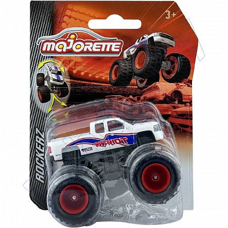 Машинка Majorette Rockerz Chevrolet Silverado Patriot (212057254) white/blue