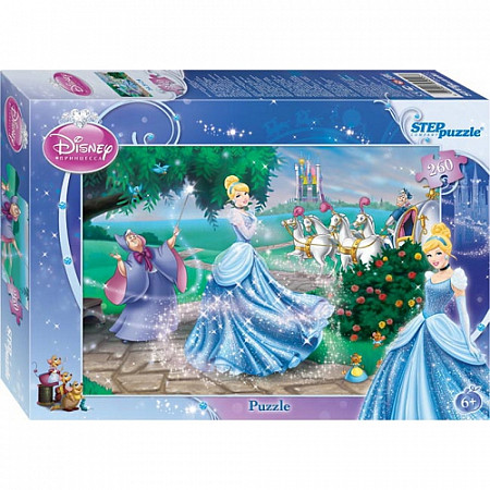 На картинке изображен Пазлы Step Puzzle 260 "Золушка " 95020 Пазлы Step Puzzle 260 "Золушка " 95020