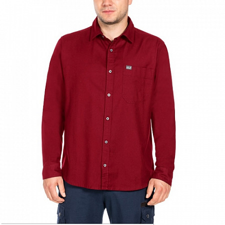 Рубашка мужская Jack Wolfskin River Shirt red