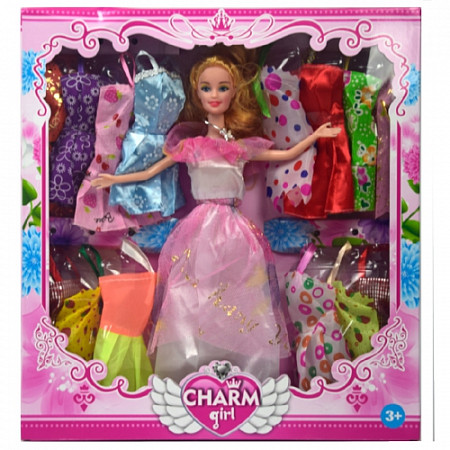 Кукла Ausini с аксессуарами 091B pink