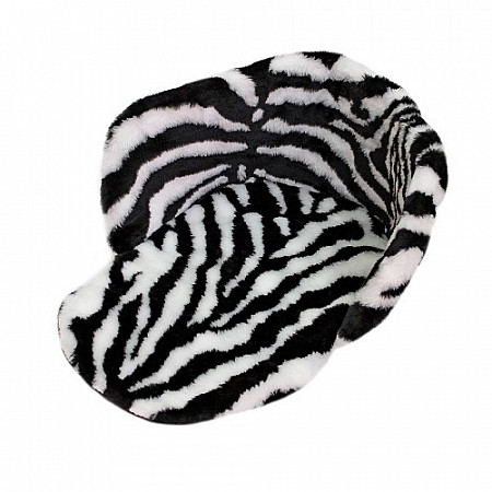 Матрасик для санок RT Зебра длинный black/white