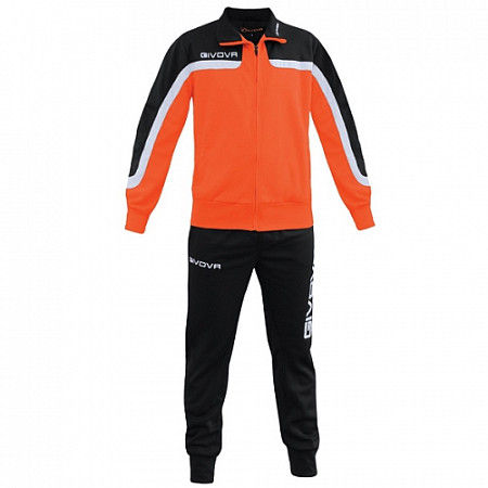 Спортивный костюм Givova Oceania Fluo Tt010 orange/black