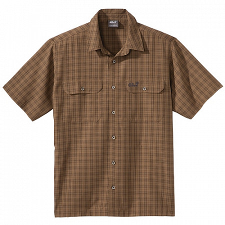 Рубашка мужская Jack Wolfskin Tumbleweed brown