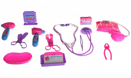 Набор доктора Shenzhen Toys в чемоданчике 5643 pink/violet