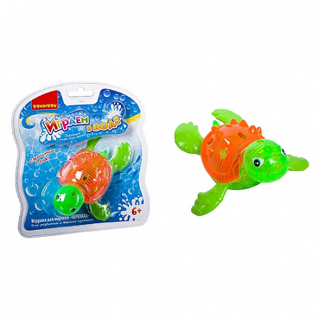Игровой набор Bondibon Играем в воде Черепаха для ныряния со светом ВВ2436