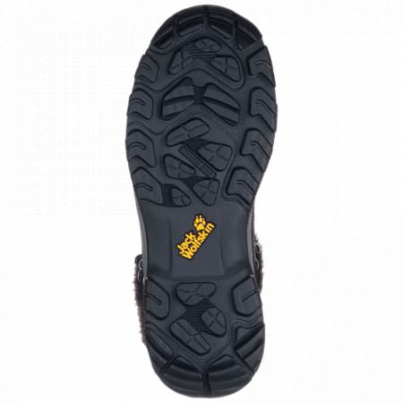 На картинке изображен Ботинки женские Jack Wolfskin Thunder Bay Texapore Mid W phantom / grey Ботинки женские Jack Wolfskin Thunder Bay Texapore Mid W phantom / grey