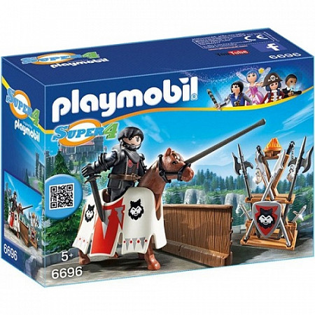 Игрушка Playmobil Супер4: Рыцарь Райпан, Стражник Черного Барона 6696