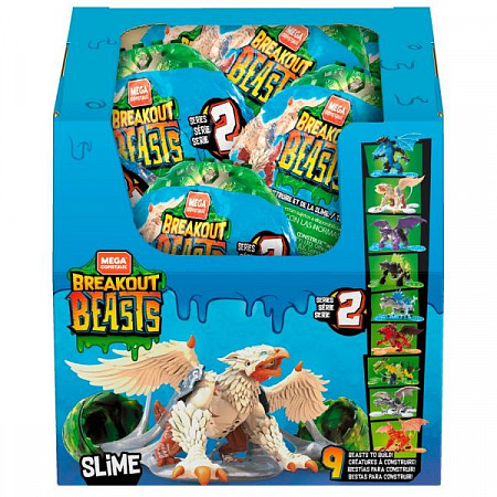 На картинке изображен Яйцо-сюрприз Mega Bloks Конструктор с драконом GCK31 Яйцо-сюрприз Mega Bloks Конструктор с драконом GCK31