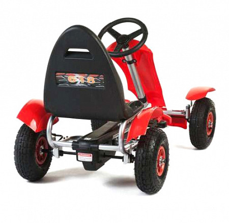 Педальная машинка Wingo Cart F618 red