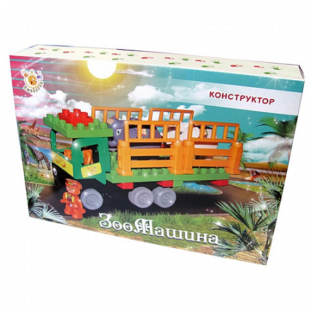 Конструктор детский "Зоомашина" 013888/21