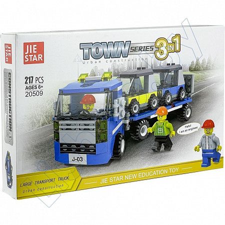 Конструктор UniToys Town Series 3 в 1 Large Transport Truck (20509)