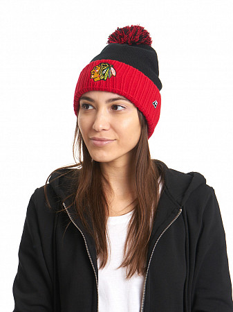 Шапка Atributika&Club NHL Chicago Blackhawks 59235 black/red