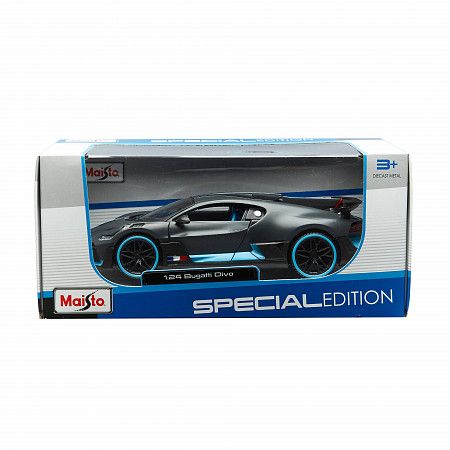 Масштабная модель автомобиля Maisto 1:24 Бугатти Диво 2018 (31526) black
