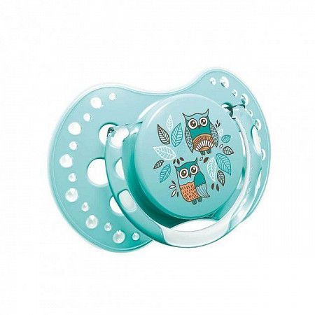 Пустышка силиконовая 0-3 мес. симметричной формы, динамическая LOVI Folky (22/841boy) 2 шт.