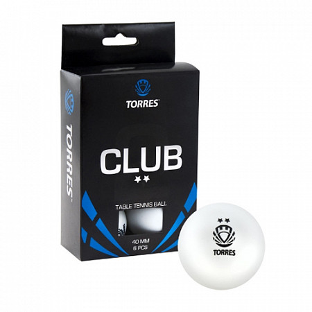 Мячи для настольного тенниса Torres Club TT0014