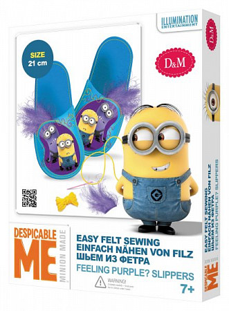 Набор для творчества Делай с мамой Шьем тапочки"Гадкий Я" 54026