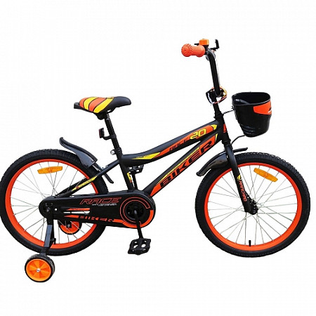 Велосипед Favorit Biker 18" (2019) Black/Orange BIK-18OR