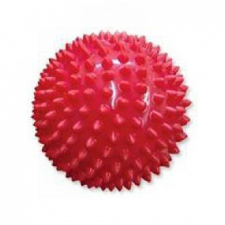 Мяч гимнастический с шипами МВ3" red
