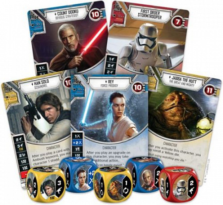 Карточная игра Wizards of the Coast Star Wars: Destiny Стартовый набор Рей