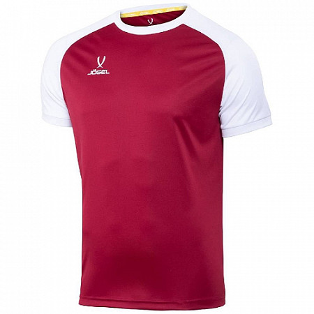 Футболка футбольная детская Jogel CAMP Reglan JFT-1021-G1-K pomegranate/white