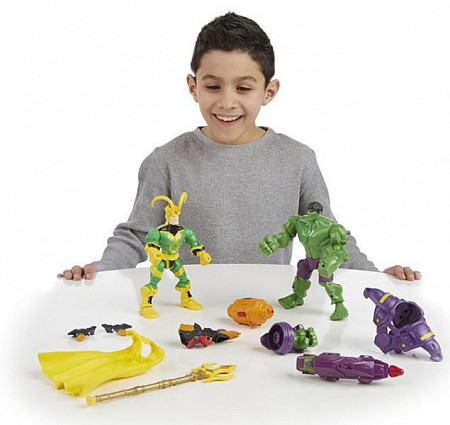 На картинке изображен Набор разборных боевых фигурок Marvel в ассортименте (A8159) Набор разборных боевых фигурок Marvel в ассортименте (A8159)