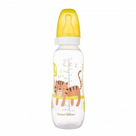 Бутылочка для кормления Canpol babies AFRICA с узким горлышком 330 мл., 12 мес.+ (59/205) yellow