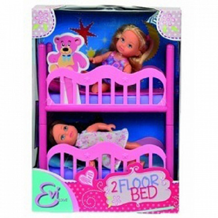 Набор кукол Evi Love 2 Floor Bed (105733847) №1