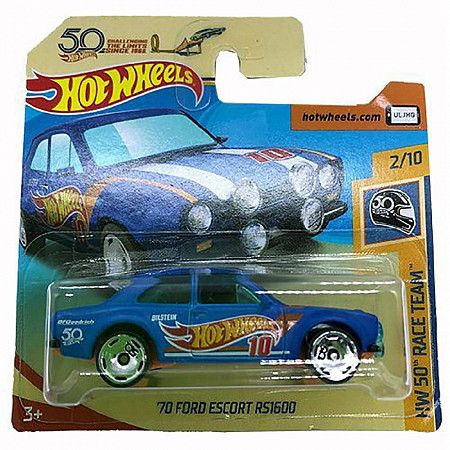 Машинка Hot Wheels Базовой коллекции HW Race Team 70 Ford Escort RS1600 333/365 (5875 FJX45)