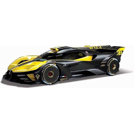 Машинка Bburago 1:18 Bugatti Bolide (18-11047) yellow