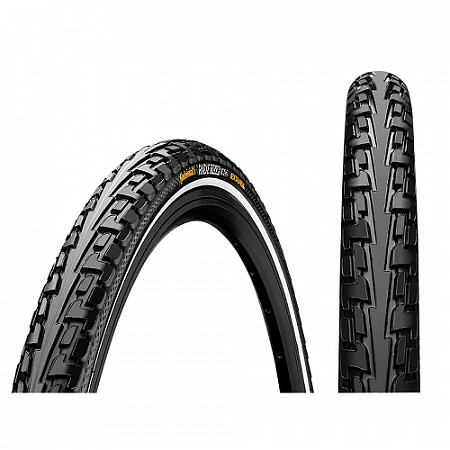 На картинке изображен Велопокрышка Continental RIDE Tour 700x28C 28-622 101152 black Велопокрышка Continental RIDE Tour 700x28C 28-622 101152 black